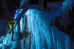 Night Ice Climbing - Photo - Dave Willis