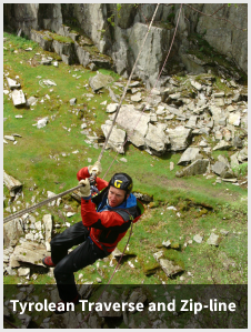 Tyrolean Traverse and Zip-line