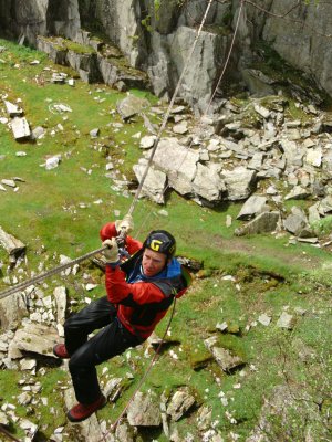 Tyrolean Traverse and Zip-line